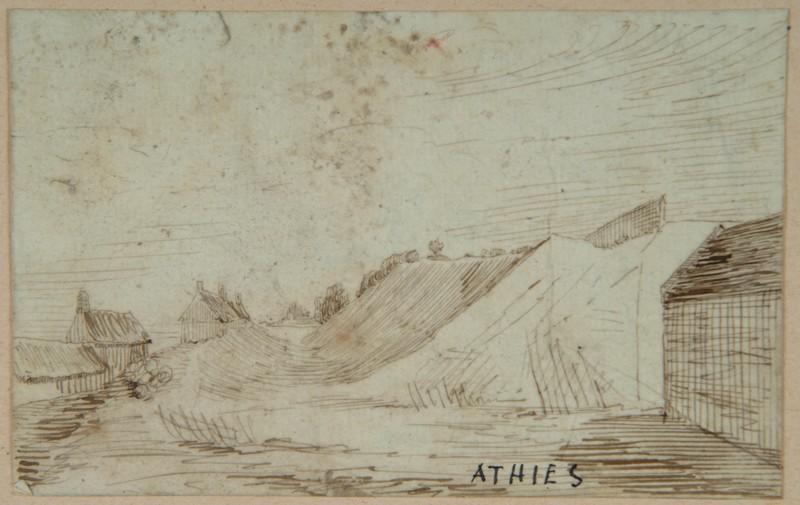 Paysage aux environs d'Athies ; Athies (autre titre)