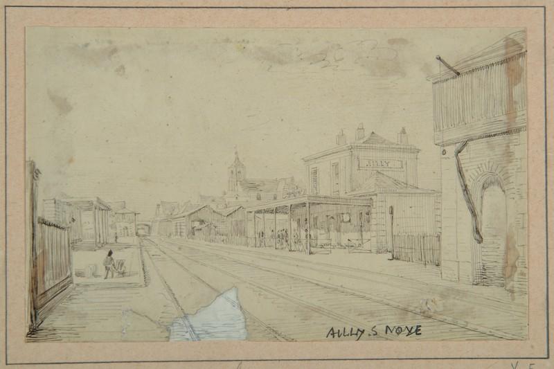La gare d'Ailly-sur-Noye ; Ailly-sur-Noye : gare (autre titre)