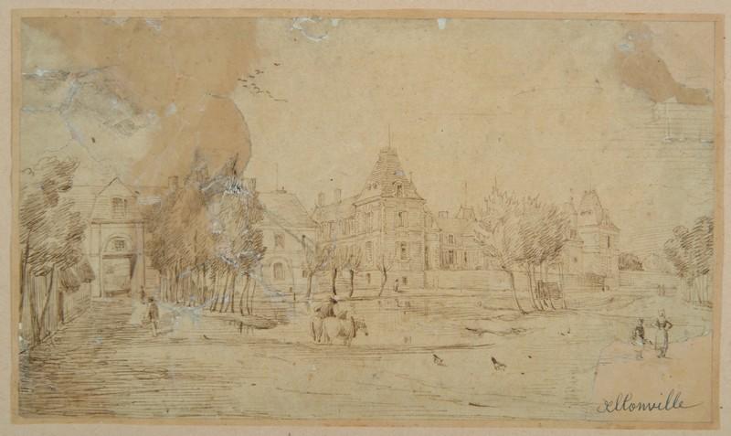 Château d'Allonville ; Allonville : Le château (autre titre)