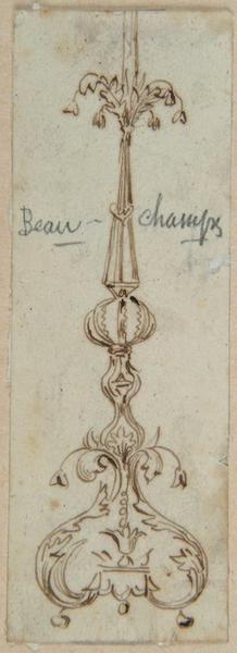 Chandelier de fer forgé de Beauchamps ; Beauchamps : Chandelier (autre titre)