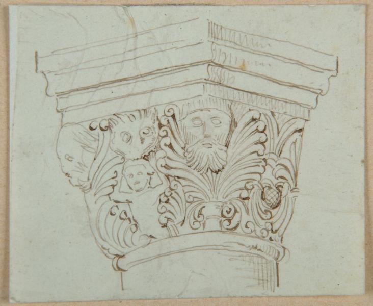 Chapiteau provenant de Berteaucourt-les-Dames ; Berteaucourt les Dames : Chapiteau (autre titre)