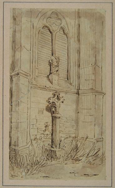 Croix et Vierge à l'Enfant, provenant de Berteaucourt-les-Dames ; Bienfay (autre titre)