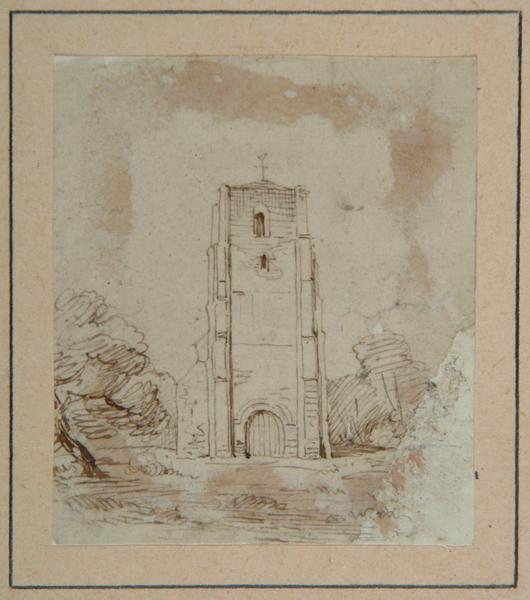 Clocher d'une église à Bonnay ; Bonnay : église (autre titre)