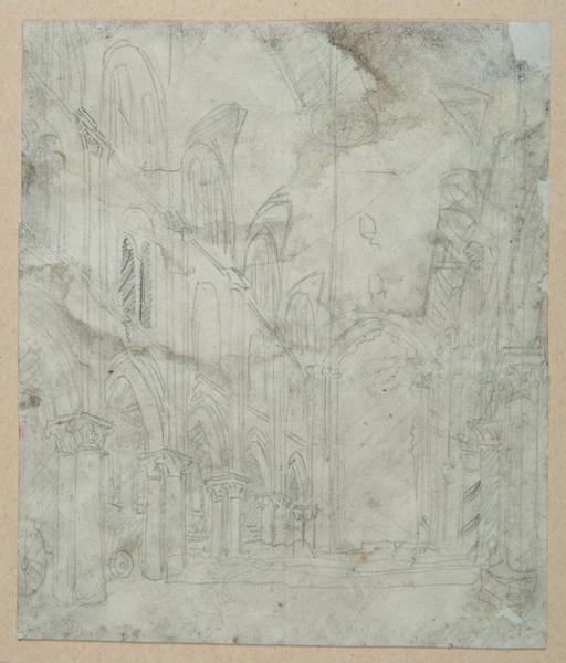 La nef de l'ancienne église Saint-Pierre de Doullens ; Doullens : Nef (autre titre)