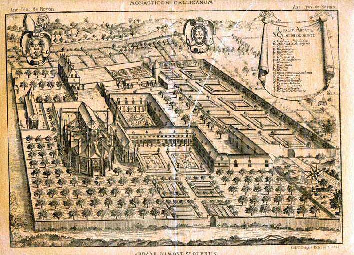 Abbaye du Mont Saint Quentin à Péronne (Somme)