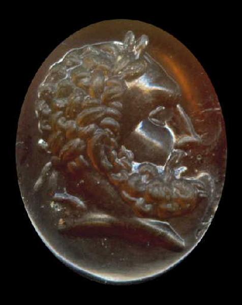 Tête couronnée d'Hercule