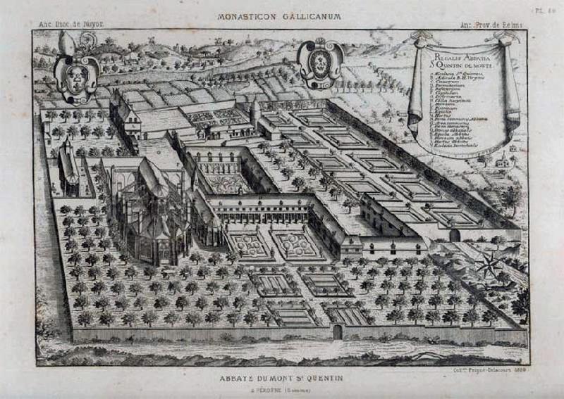 Abbaye du Mont-Saint-Quentin à Péronne (Somme)