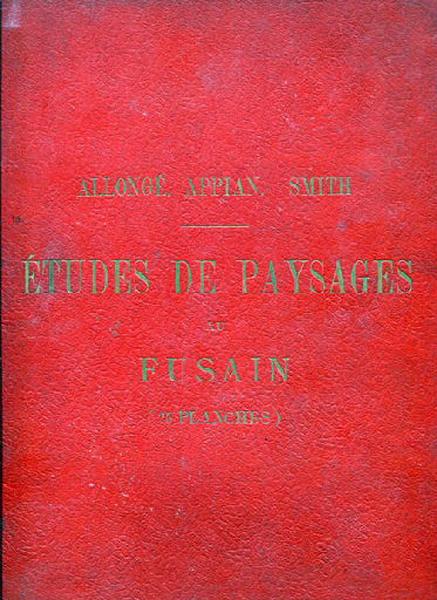 Etudes de paysages au fusain