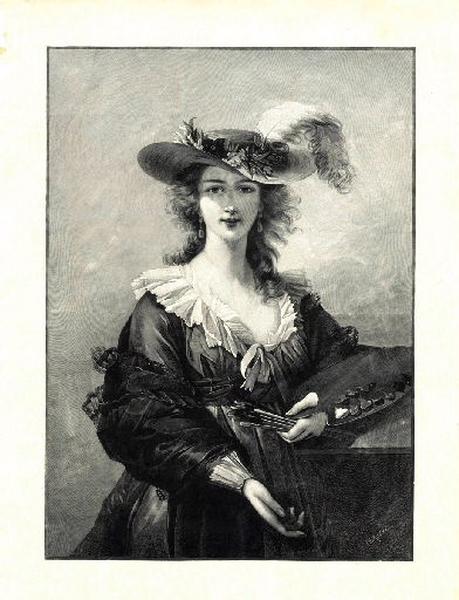 Mme Vigée-Lebrun (autoportrait au chapeau de paille)