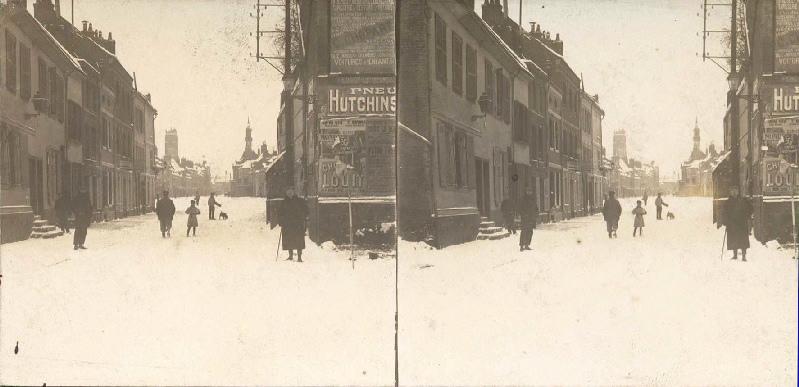 Péronne vu de la percée