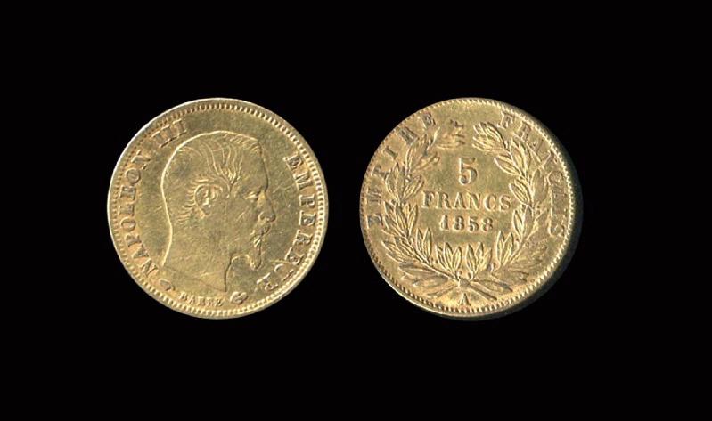 Napoléon III 5 francs or