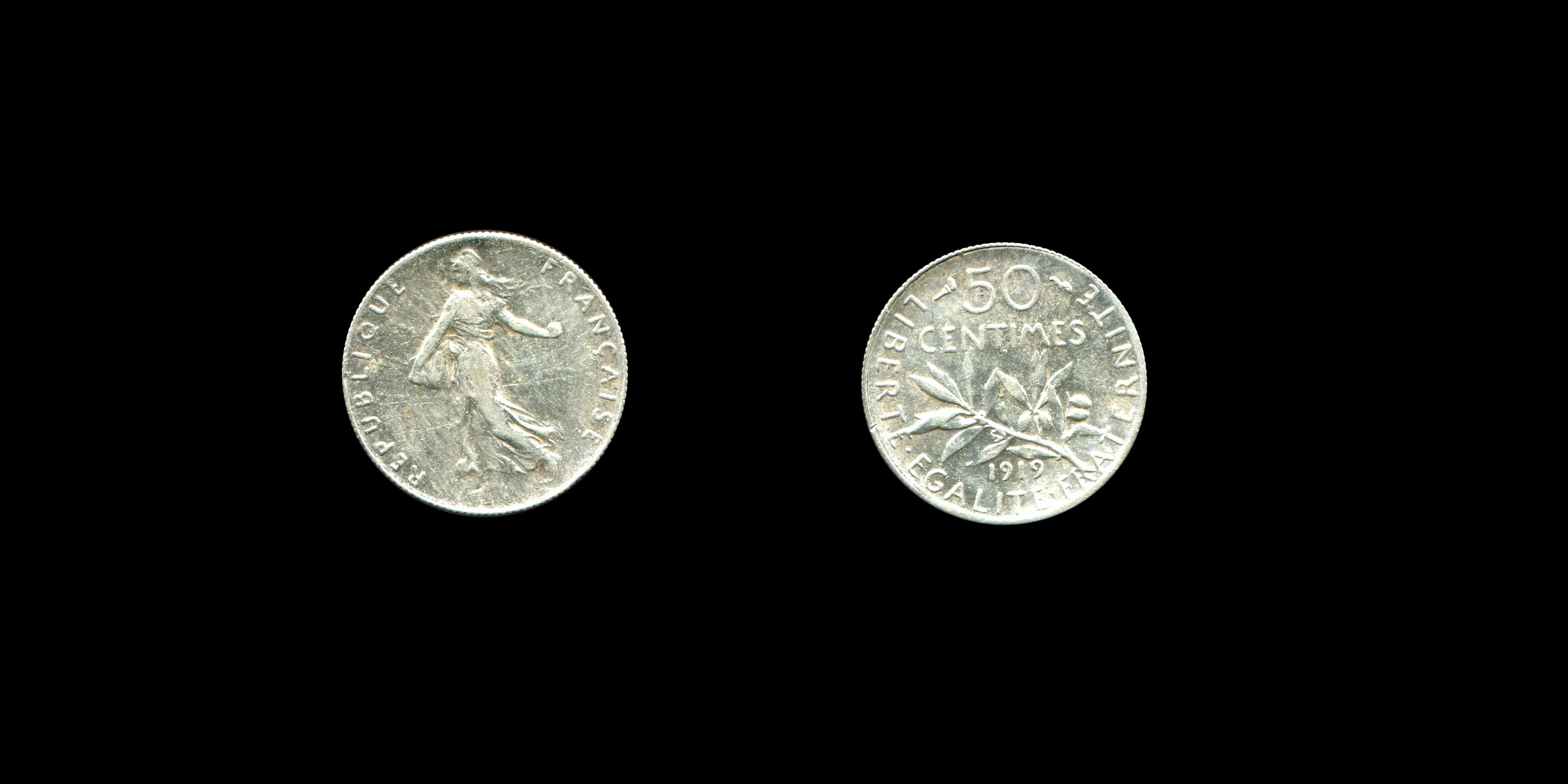 Troisième République 50 centimes type Semeuse