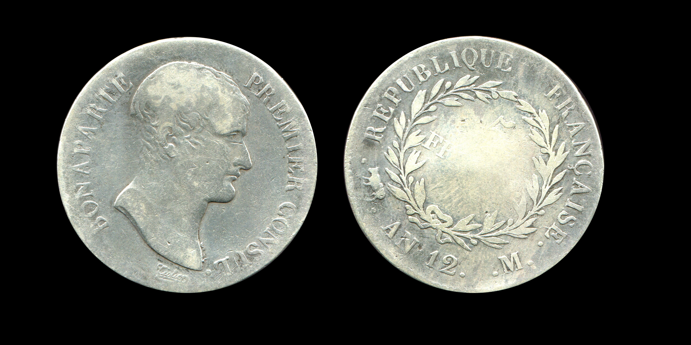 Napoléon Ier 5 francs type Bonaparte premier consul