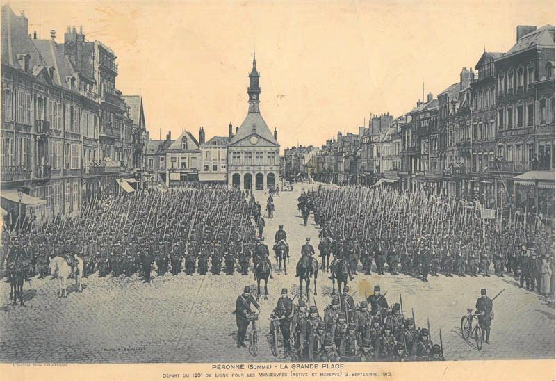 Départ du 120e de Ligne pour les manoeuvres