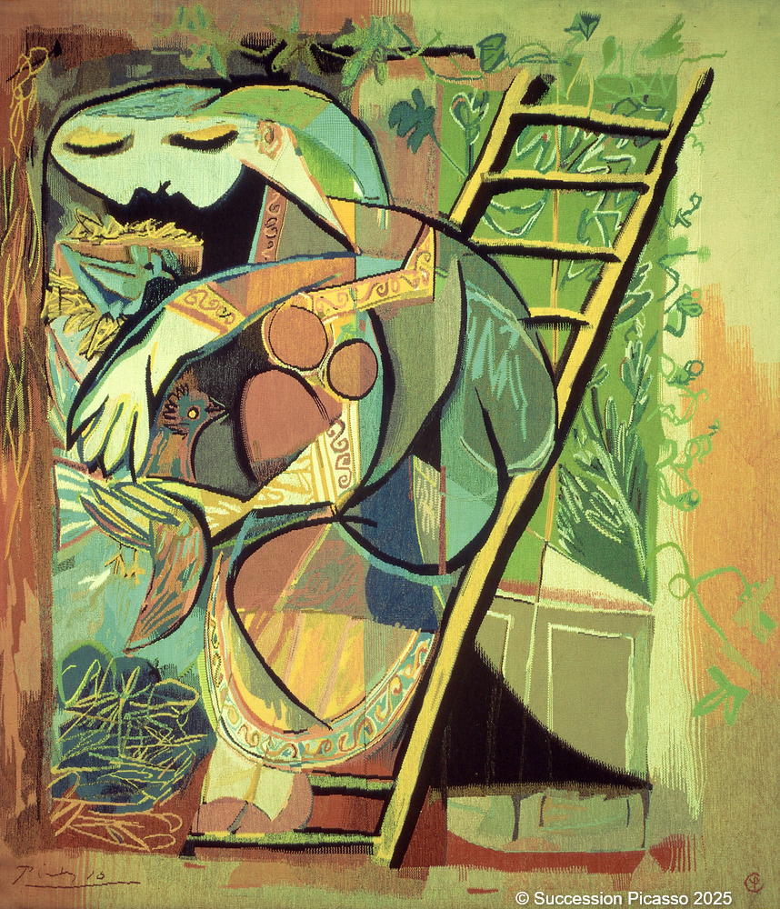 Femme aux pigeons