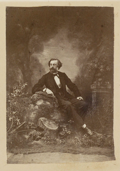 Autoportrait de Charles Nègre dans son atelier