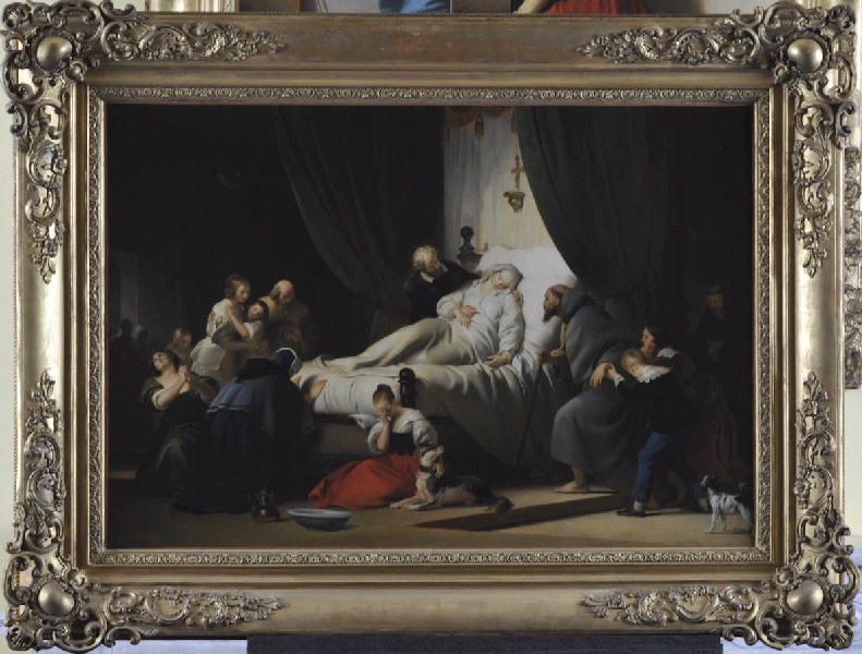 La mort d'Agnès Sorel à l'abbaye de Jumièges