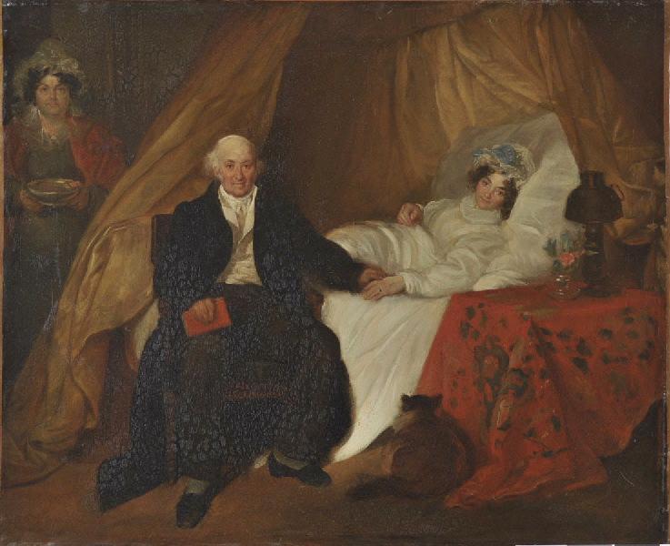 Visite à la malade (titre courant) ; Mlle Lepailleur alitée (autre titre)