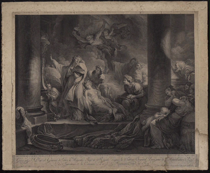 Coresus grand prêtre de Bacchus