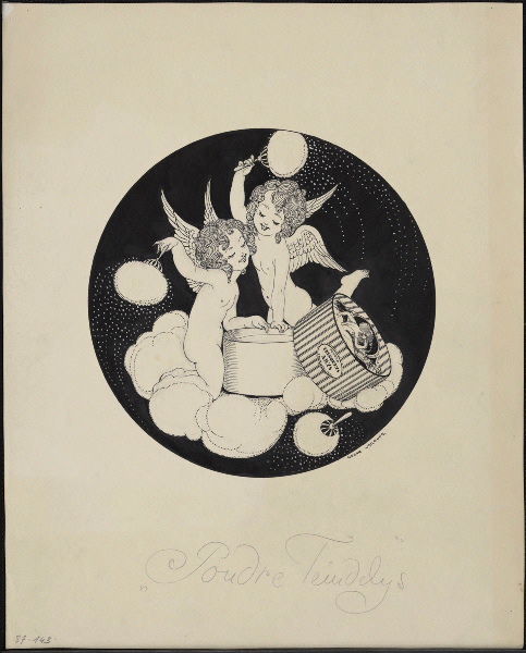 Poudre Teindelys ; Les Trois Houppettes