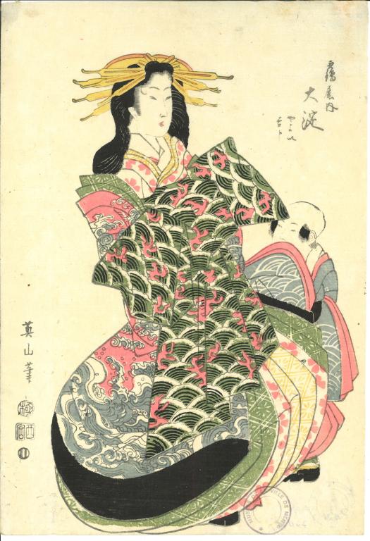 Femme accompagnée par un jeune garçon