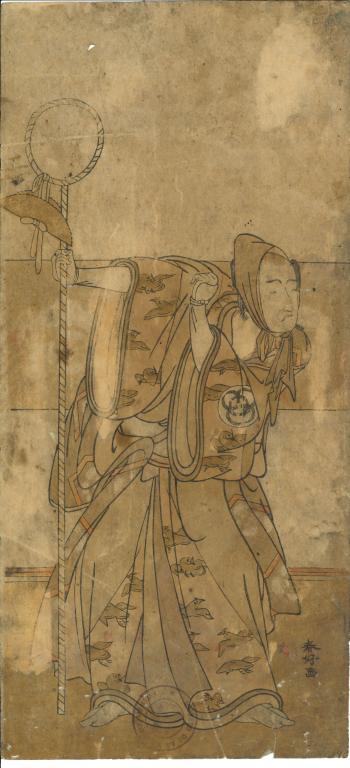 Acteur dans le rôle d'un voyageur