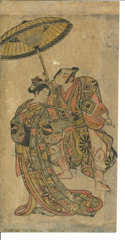 La promenade sous l'ombrelle