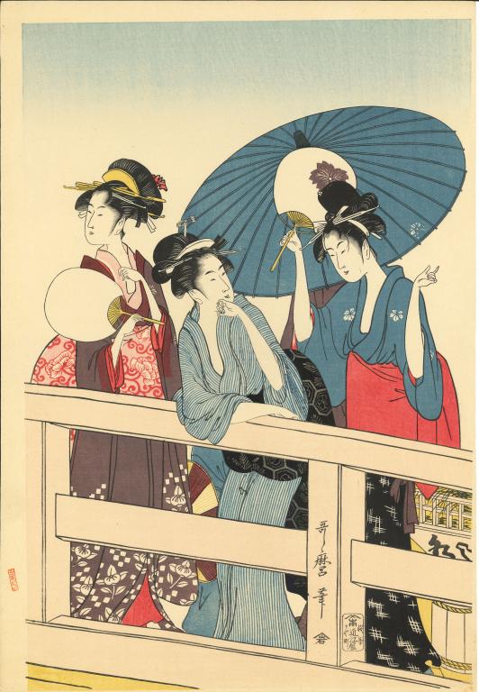 Sur le pont de Ryogoku