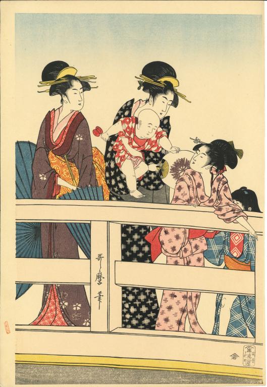 Sur le pont de Ryogoku