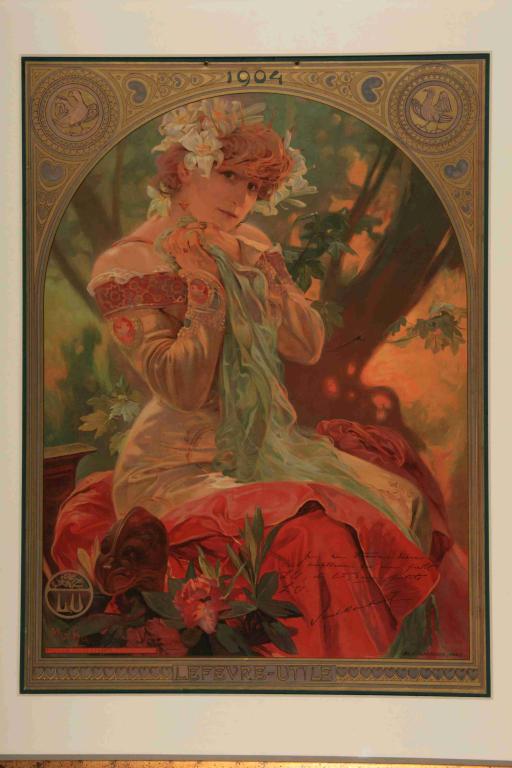 Affiche publicitaire pour Lefevre-Utile (LU)