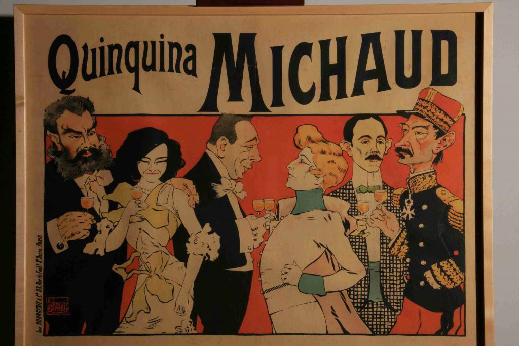 Affichette pour Quinquina Michaud