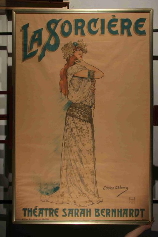 Affiche de la pièce "La sorcière"