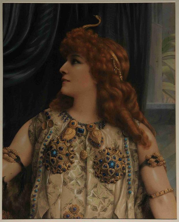 Sarah Bernhardt dans le rôle de Cléopâtre