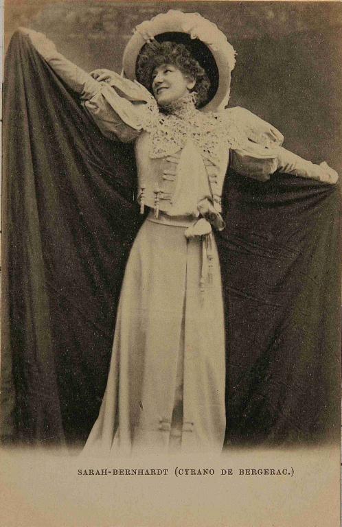 Sarah Bernhardt dans Cyrano de Bergerac