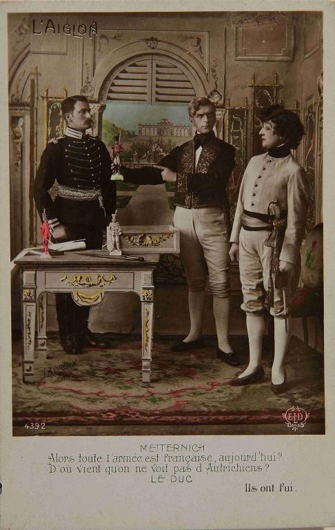 Scène de l'Aiglon avec répliques
