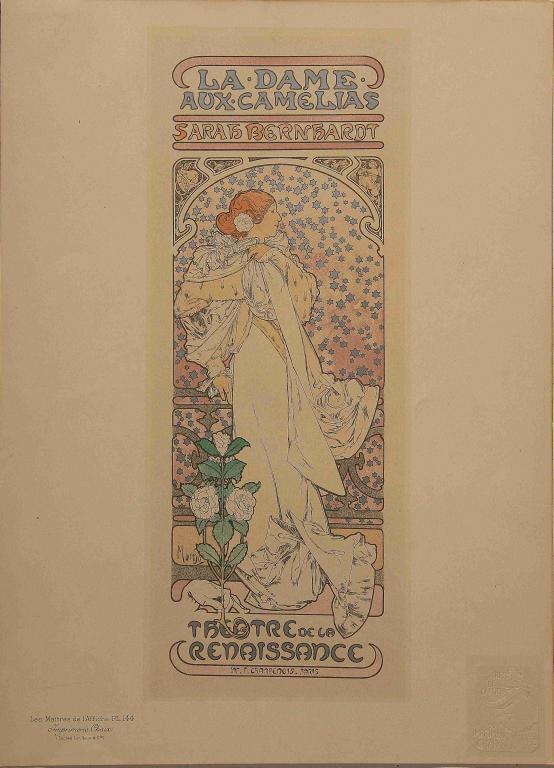Sarah Bernhardt dans "La Dame aux camélias"#"Les Maîtres de l'affiche" planche 144