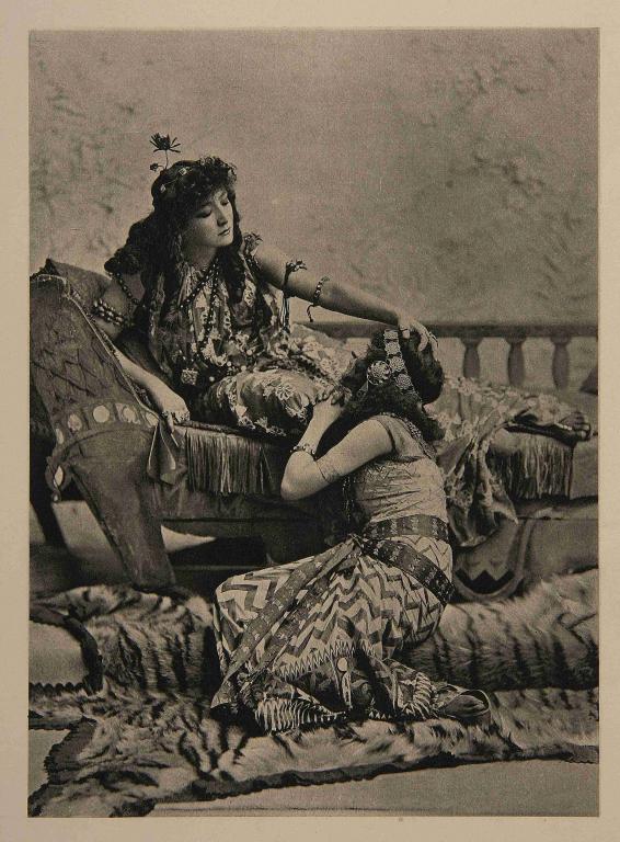 Sarah Bernhardt en Cléopâtre