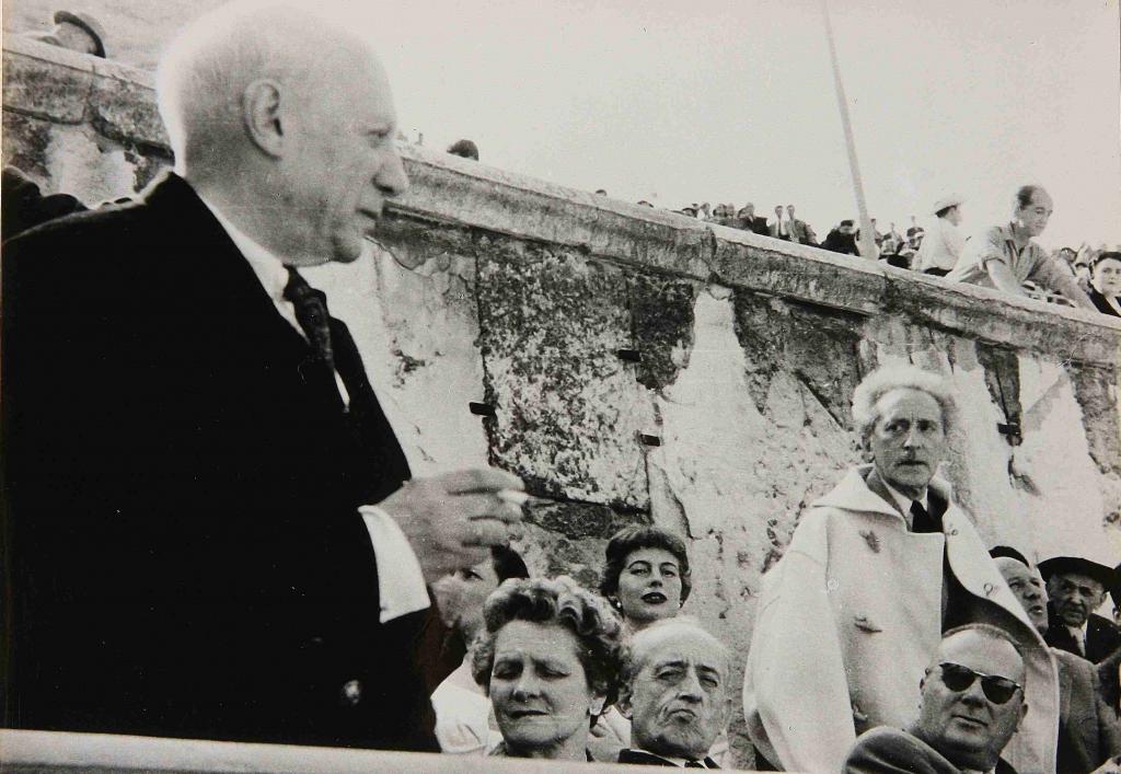 Jean Cocteau et Picasso à Arles