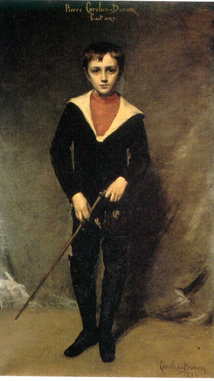 Portrait de Pierre Carolus-Duran,fils de l'artiste à l'âge de huit ans