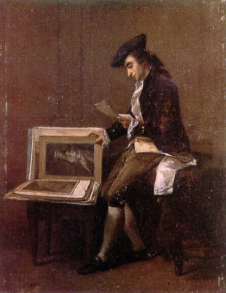 L'amateur de gravures