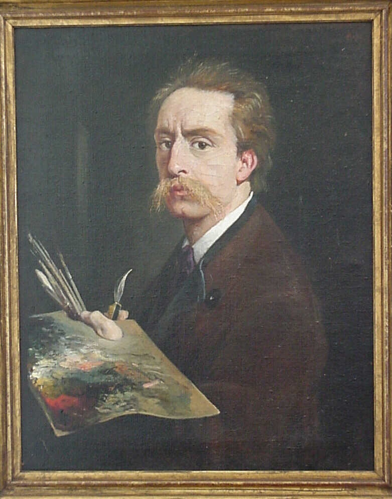 Autoportrait à la palette