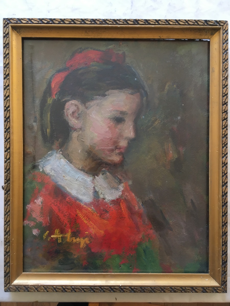 Portrait d'Antonia Alupi enfant