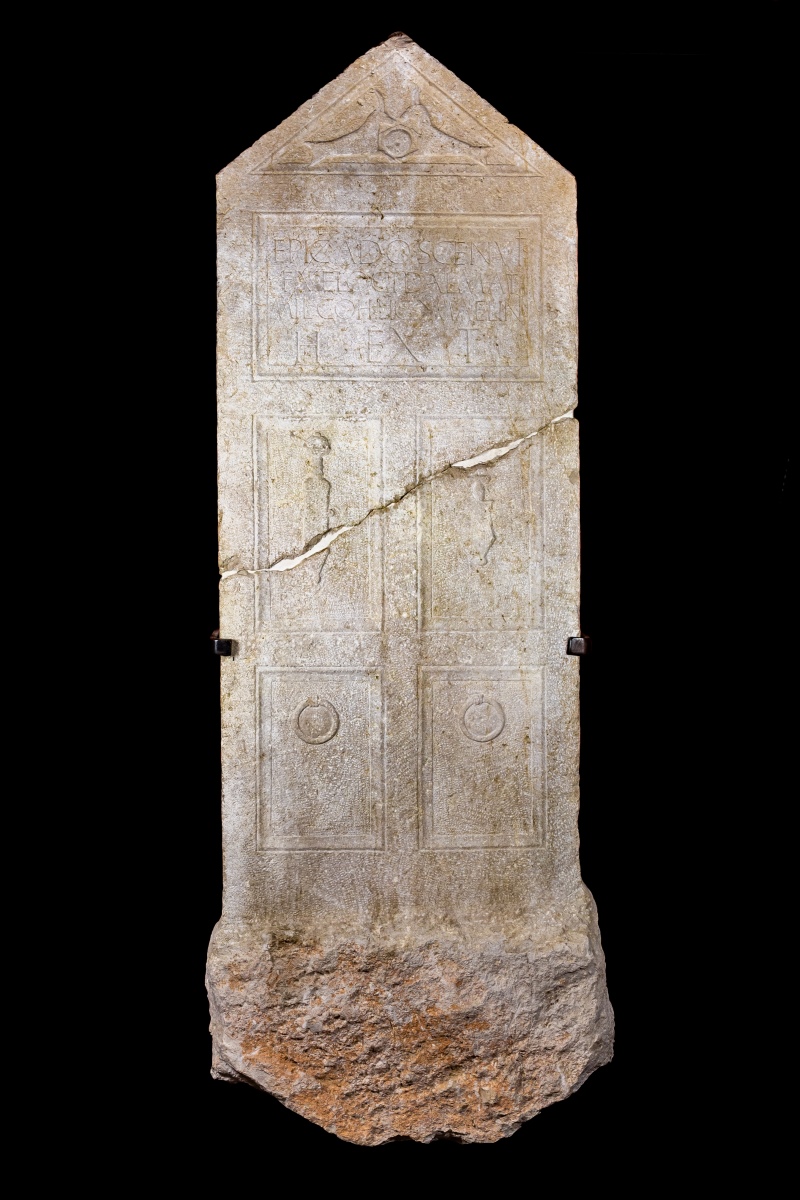 Stèle funéraire d'Epicadus Velox