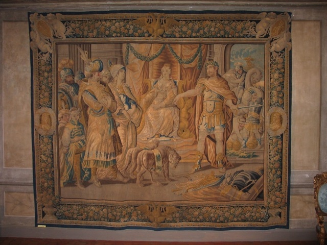 Le roi d'Arménie conduit devant Cléopâtre