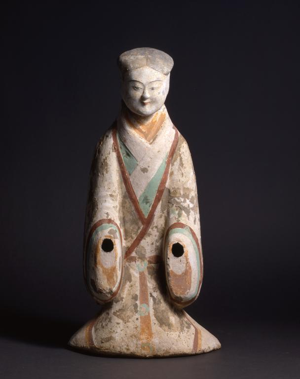 Dame de cour agenouillée