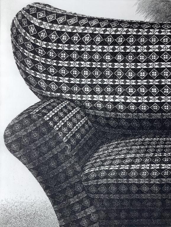 Chair n°122 (titre de la gravure) Chairs (titre de la série)