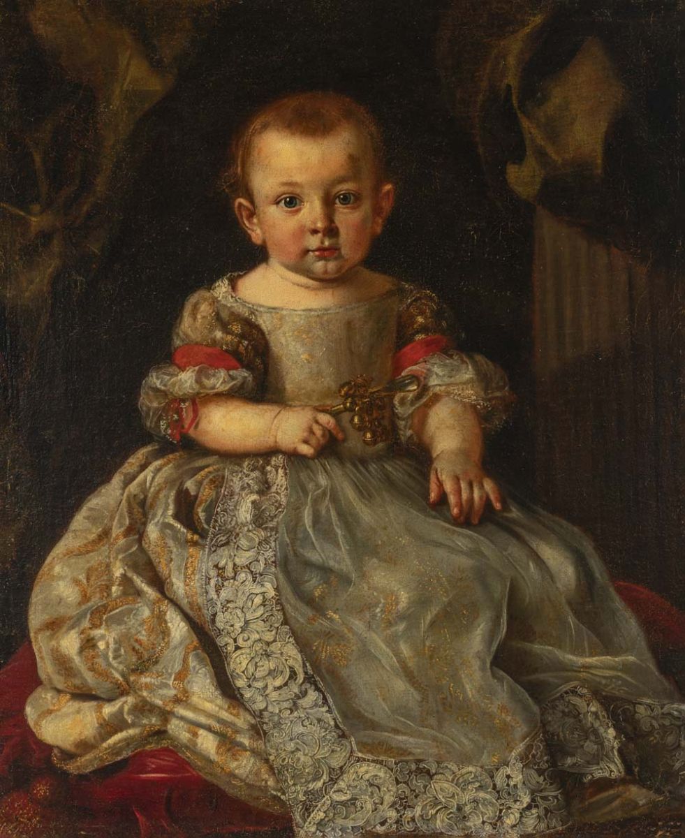Enfant au hochet (titre factice)