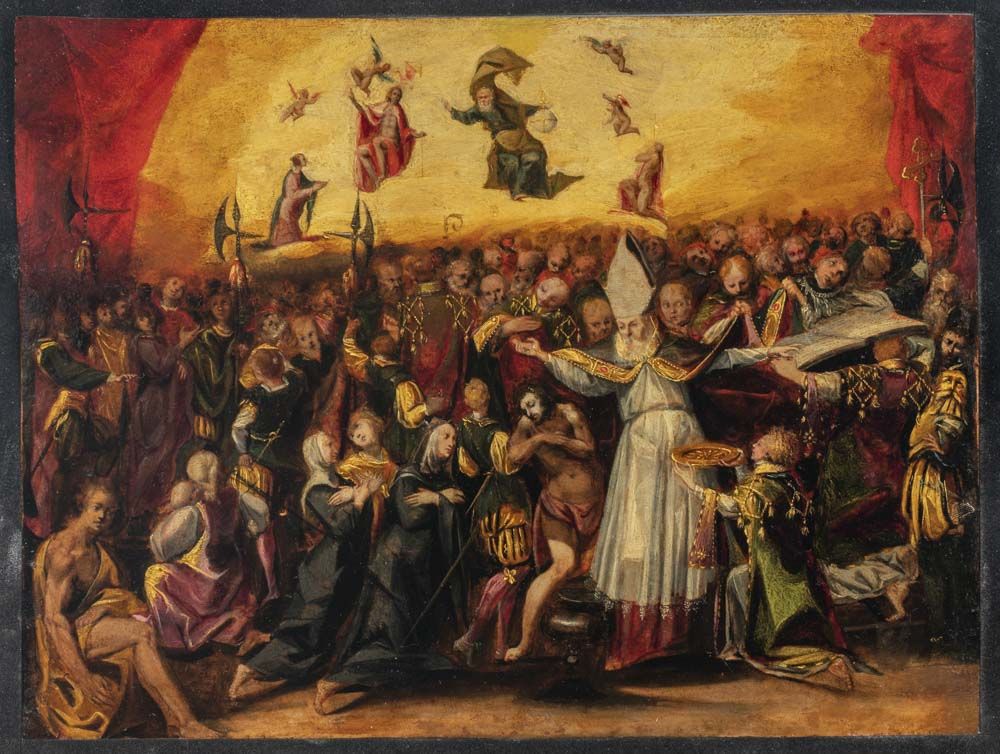 Baptême par un évêque (titre factice)