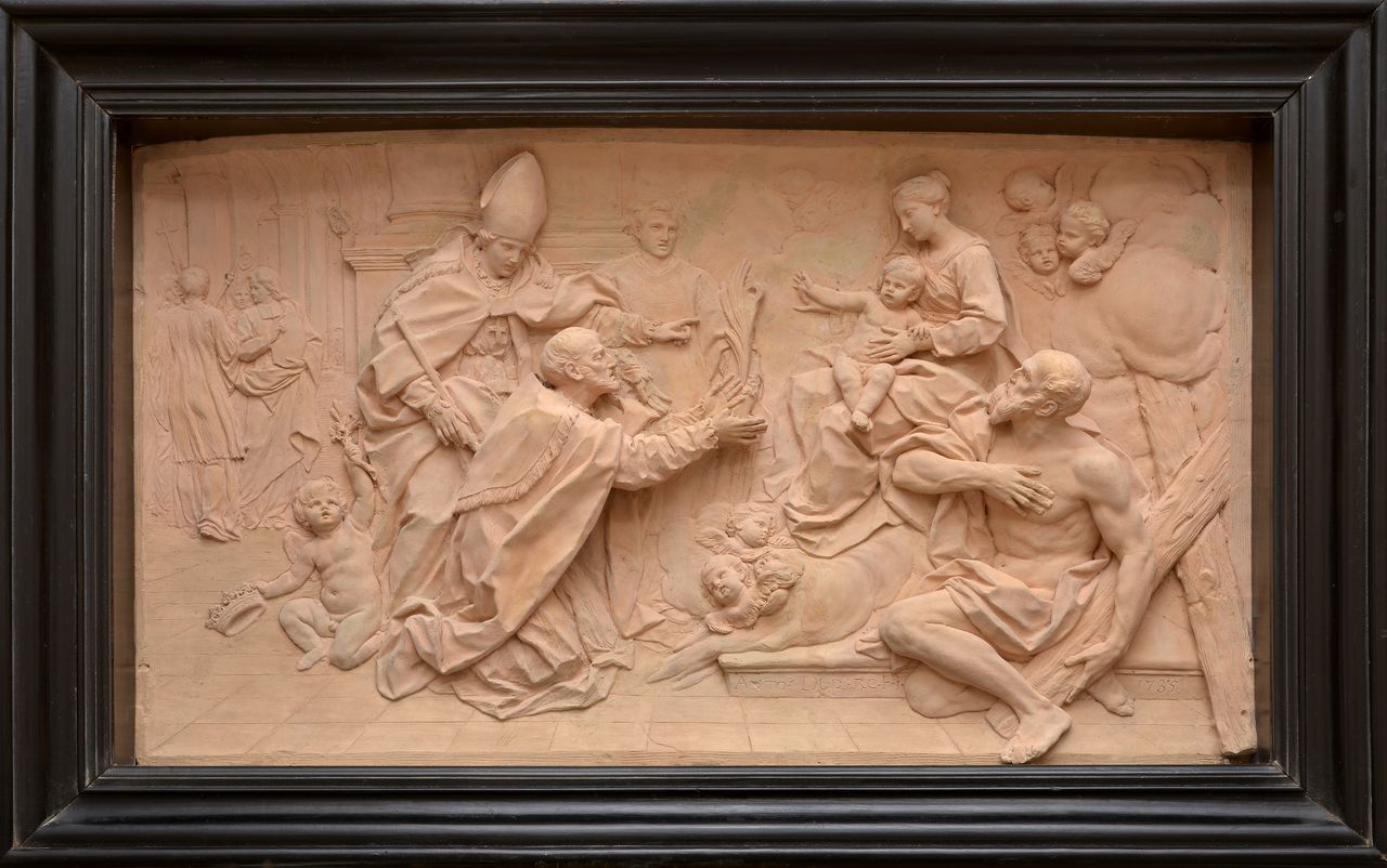 La Guérison miraculeuse de l'évêque coadjuteur d'Aix Bonacursius (titre factice)
