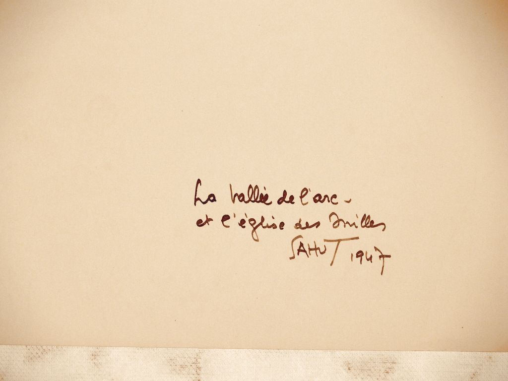 La vallée de l’Arc et l’église des Milles